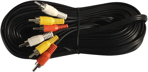 Vista 2 de Your Cable Store Cable de audio/video RCA de 12 pies 3 macho a 3 machos