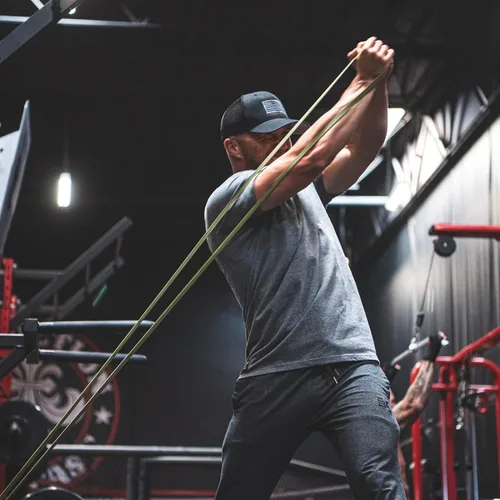Vista 5 de Bandas de asistencia para dominadas – Juego de bandas de resistencia para hombres, ejercicio, entrenamiento, fitness, fuerza, levantamiento