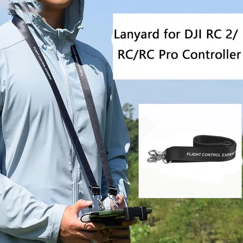 Vista 2 de Cordón para DJI RC 2/RC/RC Pro/RC-N1/N2 Controlador Nylon Correa de hombro para DJI Mini 4 Pro