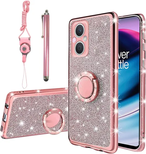 Vista 10 de Funda para teléfono N20, OnePlus Nord N20 5G para mujeres y niñas, galvanoplastia, bonita, de lujo, estética, moderna, bonita, completa, protección