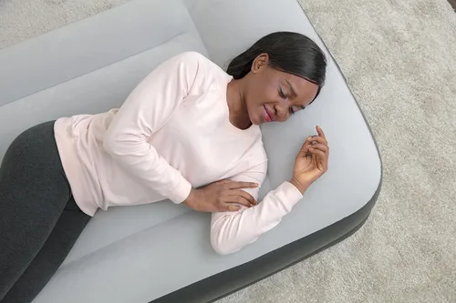 Vista 8 de SLEEPLUX Colchón de aire inflable duradero con bomba incorporada, almohada y cargador USB