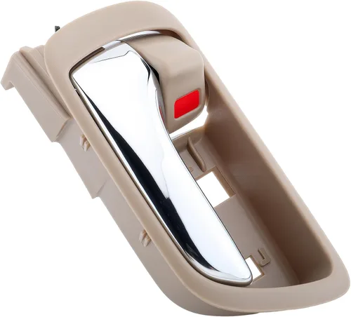 Vista 4 de Manija de puerta interior compatible con Toyota Camry 2002 2003 2004 2005 2006, lado del conductor delantero o trasero, carcasa beige con palanca