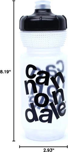 Vista 3 de Cannondale Gripper - Botella de agua apilada transparente/negro (20.3 fl oz)
