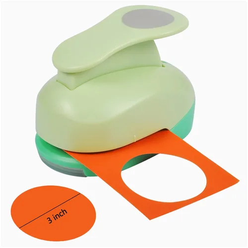 Vista 20 de UCEC Perforadora de mariposa de 1 pulgada, perforadores de papel para manualidades, perforadora de palanca hecha a mano, forma de agujero