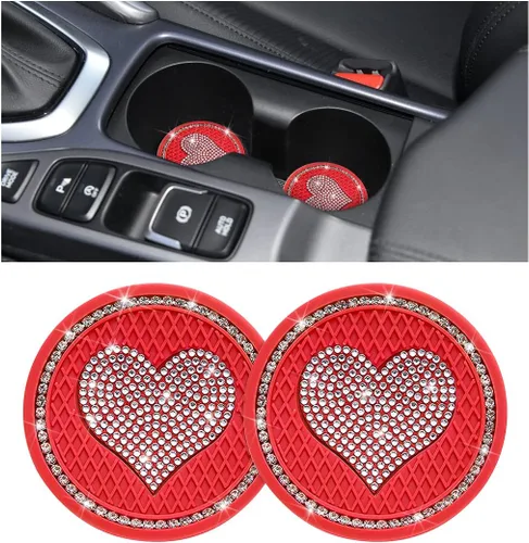 Vista 8 de zipelo Paquete de 4 Posavasos para Tazas de Automóvil, Inserto Posavasos para Portavasos de Vehículo de 2.75 Pulgadas, Antideslizante Automotriz