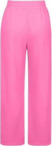 Vista 4 de Pantalones Cargo Mujer Cintura alta Barril Recto Pantalones de Moda Cintura elástica Cordón Pantalones de chándal