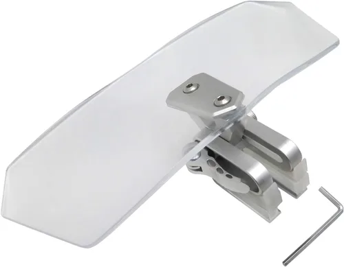Vista 9 de WCO - Alerón de extensión de parabrisas ajustable con clip compatible con V-Strom 650 V-Strom 1000 ABS