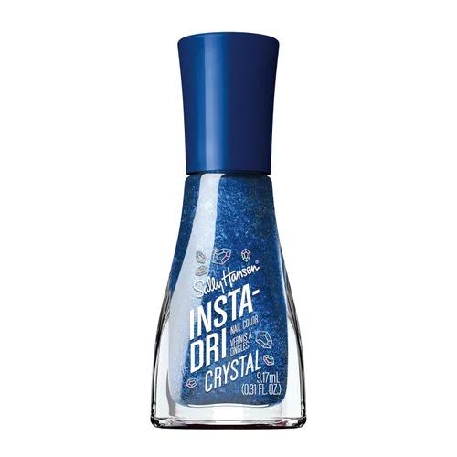 Vista 17 de Sally Hansen Insta-Dri Holo-Glow Esmalte de uñas de secado rápido, duración prolongada, brillo sin vetas Semi-opaco, con destellos 102 Lila
