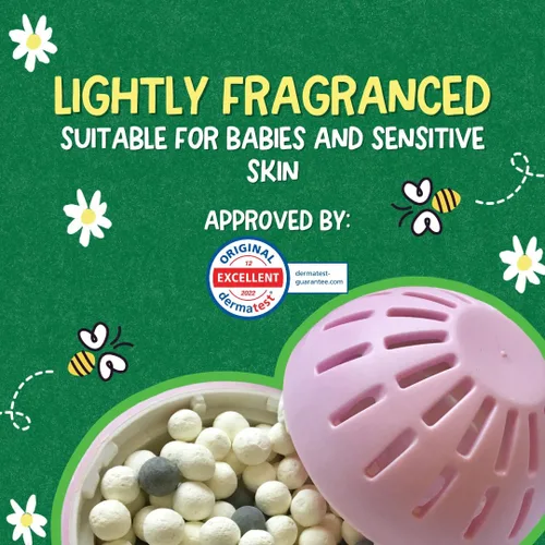 Vista 8 de Ecoegg Detergente para ropa sucia, 70 cargas, flor de primavera, piel sensible