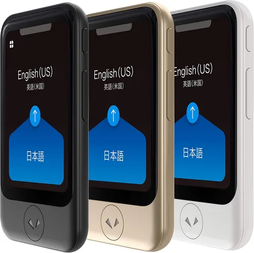 Vista 4 de Pocketalk S Traductor de voz bidireccional con datos incorporados de 2 años (blanco)
