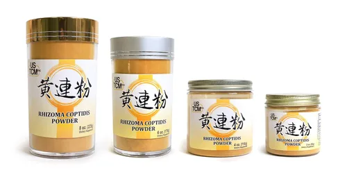 Vista 5 de Rhizoma Coptidis Powder Huang Lian Powder 120mesh (4oz)