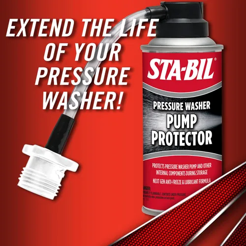 Vista 5 de STA-BIL Protector de bomba, 4 oz Protege las bombas de lavado a presión durante el almacenamiento con anticongelante y lubricante.