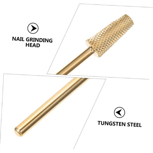 Vista 7 de Beavorty 2pcs Nail Art Drill Machine Nail Drill Multi-Purpose Grinding Head Glass Plastic Metal