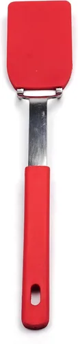 Vista 16 de RSVP International Kitchen Tool Collection - Espátula flexible de nailon, mango de acero inoxidable, 12 x 2.75 pulgadas, color verde