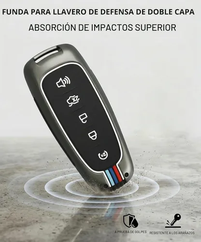 Vista 3 de Funda para llavero Ford Escape compatible con Explorer Focus Lincoln Metal