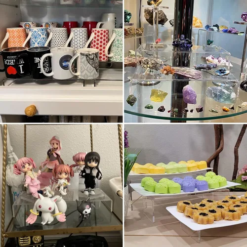 Vista 7 de Albumgit Elevadores de Exhibición de Acrílico, 8 Piezas de Soporte de Mesa Rectangular Transparente para Figuras de Amiibo Funko POP
