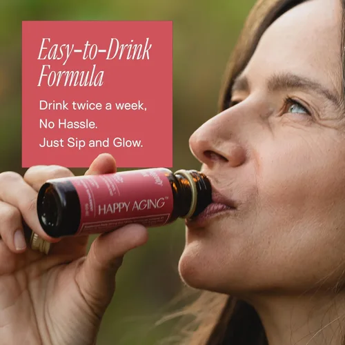 Vista 7 de Happy Aging Suplemento líquido NAD+ para mujeres Ribosida liposomal de nicotinamida y resveratrol inyecciones para energía, salud de la piel