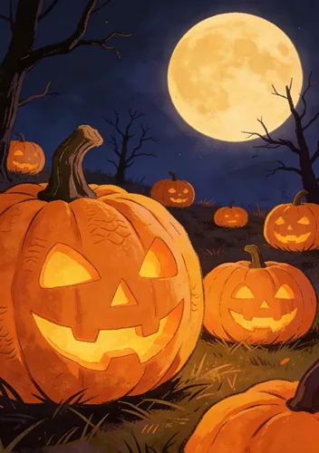 Vista 3 de Bandera de Halloween de Halloween con diseño de calabaza de murciélago y luna, cementerio, jardín, patio, 12 x 18 pulgadas, doble cara decorativa