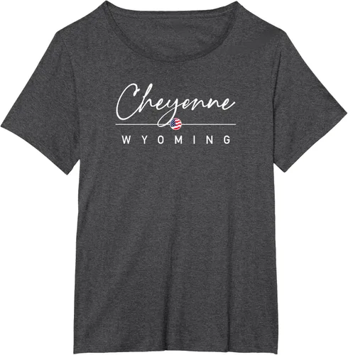 Vista 5 de Cheyenne, camiseta Wyoming, Negro, S