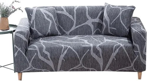 Vista 26 de Funda elástica para sofá de 3 plazas, funda protectora para sofá de 3 plazas, fundas elásticas para sofá de 2/3 plazas, fundas protectoras de sofá