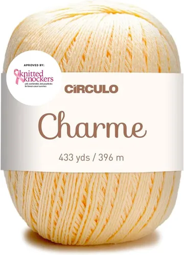 Vista 43 de CIRCULO Charme - Paquete de hilo para tejer y ganchillo, 3 bolas de 100% algodón virgen brasileño mercerizado, peso deportivo suave, color 2012