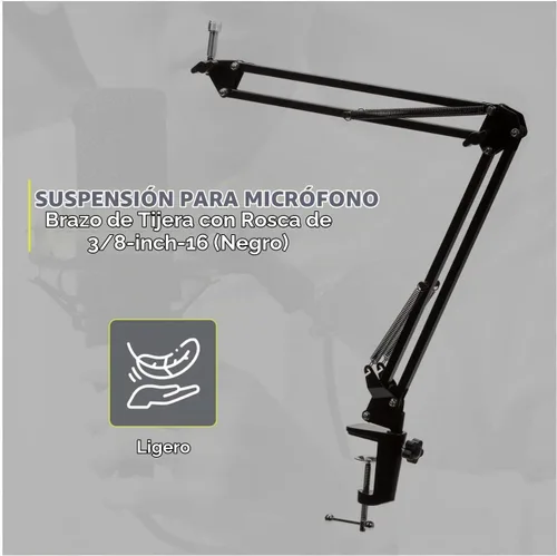 Vista 5 de Audio-Technica Micrófono de estudio de condensador AT2020 con cable XLR