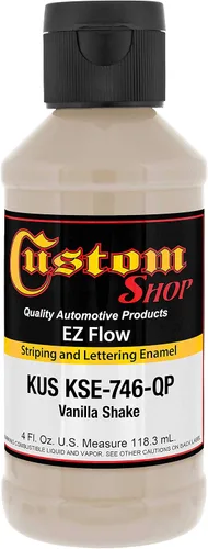 Vista 34 de Custom Shop KSE755-QP - Pintura esmaltada EZ Flow a rayas y letras de oro 23K, 4 onzas