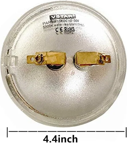Vista 6 de VSTAR Bombilla LED PAR36, 15W 2000LM, luz diurna, luz de tractor multiusos
