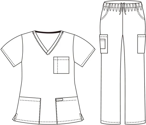 Vista 2 de Dagacci Medical Uniform womens Classic