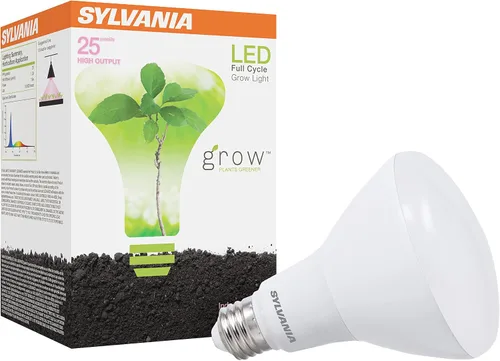 Vista 6 de Sylvania - Bombilla LED de ciclo completo de 20 W, PAR38, 30 micromoles/s, 80 CRI, no regulable, esmerilado, 1 paquete (41268)