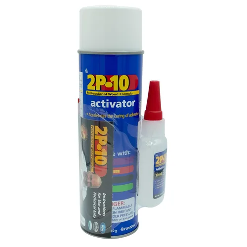 Vista 2 de FastCap 2P-10 Super Glue combo de adhesivo, de 2.25 onzas de grosor + activador de 12 onzas