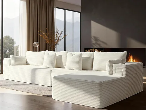 Vista 123 de Sofá modular de gran tamaño de 108 pulgadas, cómodo sofá deshuesado en forma de U para sala de estar, asientos extra profundos, sin montaje, sofá