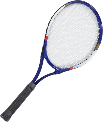 Vista 4 de Raqueta de tenis, equipo de tenis de 27 pulgadas de aleación de aluminio de nailon recreativo raqueta de tenis con bolsa de raqueta