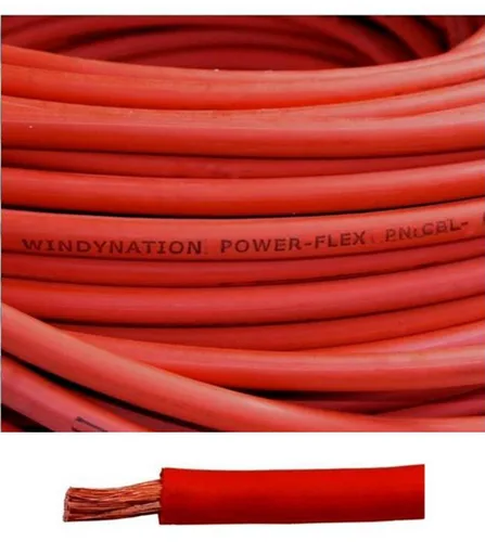Vista 7 de WNI - Cable de cobre para soldar baterías calibre 1/0, 10 pies, color negro, 10 pies color rojo, AWG, ultra flexible, fabricado en los Estados