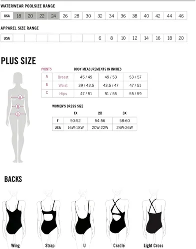 Vista 7 de Arena Women's Bodylift Plus Size One Piece Swimsuit