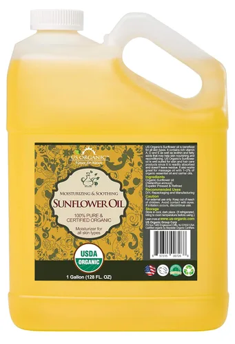 Vista 15 de US Organic Aceite de semilla de uva, 128 oz (1 galón)