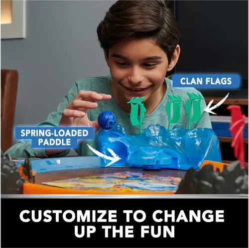 Vista 5 de Bakugan Set de entrenamiento con Bruiser, temática de clan mamífero, figura de acción personalizable, tarjetas intercambiables y juego de juego