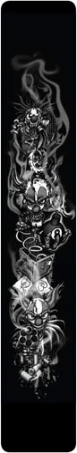 Vista 3 de Players Palo de taco de billar - Live Hard Series Killer Klown Edition D-CN
