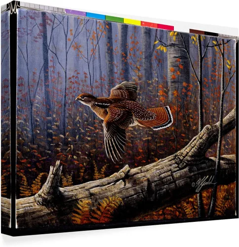 Vista 2 de Planeador Windfall Ruffed Grouse de Wilhelm Goebel, 14x19 pulgadas