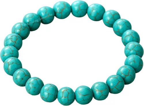 Vista 498 de Amazing Gemstone Crystal Bracelet for Women Men's Gifts - Protection Healing Crystal Bracelet - 8mm Gemstone Beaded Stretchable Bracelet Pulseras