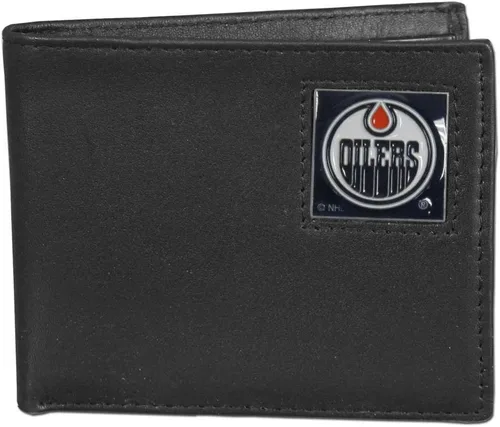 Vista 18 de Siskiyou Sports NHL Cartera de cuero genuino biplegable