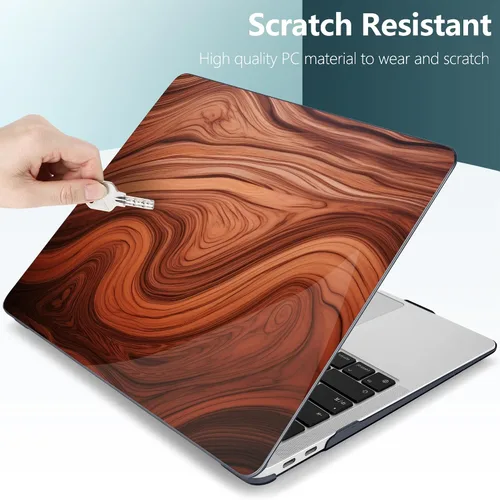 Vista 15 de TWOLSKOO Funda para MacBook Air de 13,3 pulgadas (versión antigua 2018-2021, modelos: M1 A2337, A2179, A1932) - Carcasa rígida con protector de Flor