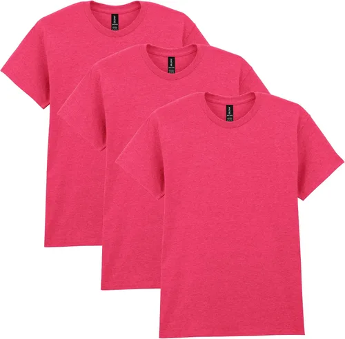 Vista 35 de Gildan Camiseta de algodón pesado para adultos, estilo G5000, paquete múltiple Gris ceniza (paquete de 2)