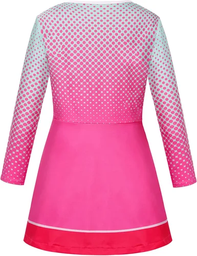 Vista 2 de Disfraz de animadora para niñas, vestido de uniforme de fiesta de Halloween para niños