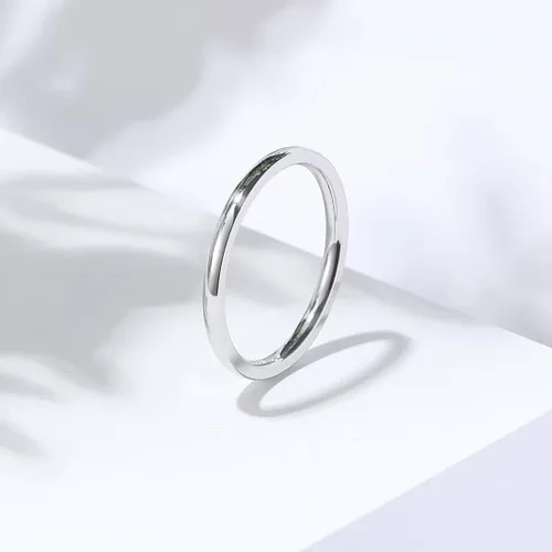 Vista 23 de King Will Alianza de boda de acero inoxidable 316L para hombres y mujeres, anillo de boda de 0.31 a 0.315 pulgadas de ancho, chapado en negro