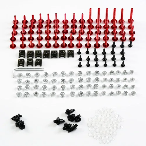 Vista 6 de Kit de pernos de carenado, tornillos, tuercas, arandelas, clips, kits de montaje de pernos de motocicleta aptos para Yamaha 2017 R6 R6 2017 2018