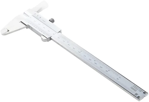 Vista 4 de Vernier, calibrador en sistema métrico. De Mitutoyo, 1 acero inoxidable