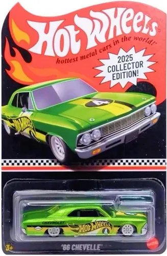 Vista 2 de Hot Wheels Edición Coleccionista 2025 Coches Fundidos a Presión Verde