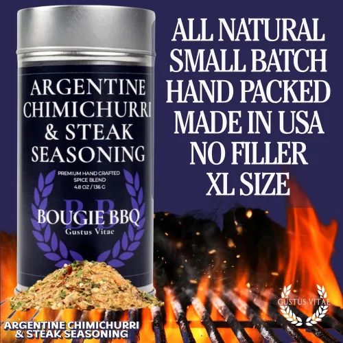 Vista 7 de Mezcla de barbacoa brasileña para asador Condimento gourmet Mezcla de especias artesanales Todo natural Sin OMG 7.9 oz (224 g) Lote