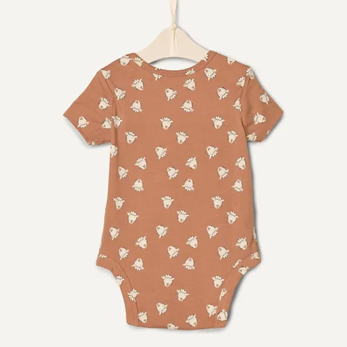 Vista 5 de Tienda Essentials x Sofia Grainge Unisex Babies' Side Snap Short Sleeve Bodysuit, Pack of 3